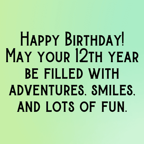 289+ 12th Birthday Captions For Instagram (Best, Funny & Short) 13 12th Birthday Captions Image For Instagram-wK0S04