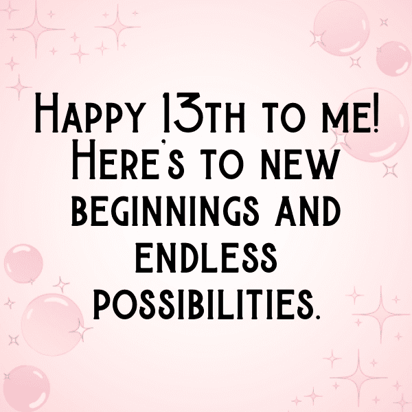 201+ 13th Birthday Captions For Instagram (Fresh & Trendy) 13 13th Birthday Captions Image For Instagram-Gdnt86