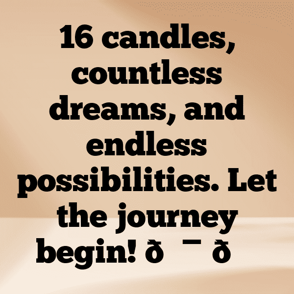 16th Birthday Captions Image For Instagram-k7sfgD