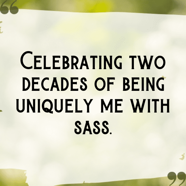 306+ 20th Birthday Captions For Instagram (Best, Funny & Short) 16 20th Birthday Captions Image For Instagram-b95N8l