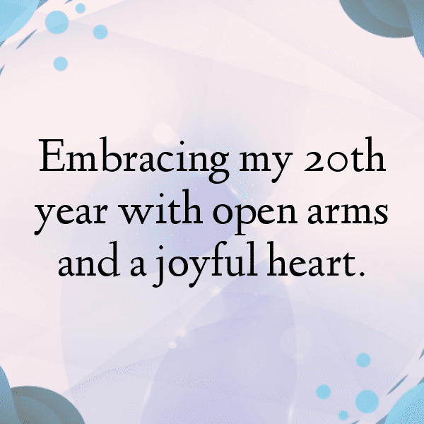 306+ 20th Birthday Captions For Instagram (Best, Funny & Short) 19 20th Birthday Captions Image For Instagram-ZD9jAl