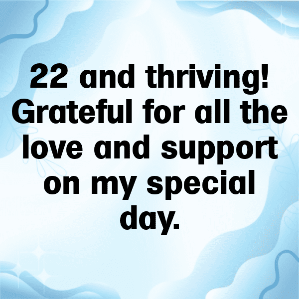 271+ 22nd Birthday Captions For Instagram (Short, Trending & Viral) 19 22nd Birthday Captions Image For Instagram-2MzNPC