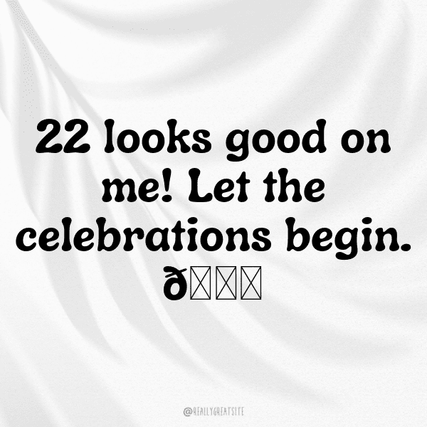 271+ 22nd Birthday Captions For Instagram (Short, Trending & Viral) 16 22nd Birthday Captions Image For Instagram-BQJgwN
