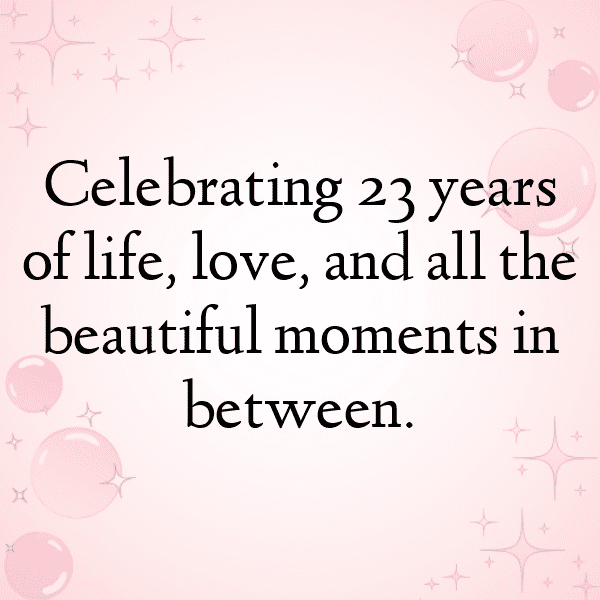 23rd Birthday Captions Photo For Instagram-RFPavV