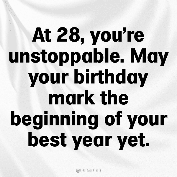 28th Birthday Captions Image For Instagram-P2VW7M