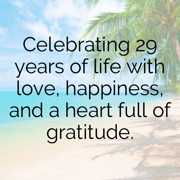 315+ 29th Birthday Captions For Instagram (Fresh & Trendy) 14 29th Birthday Captions Image For Instagram-ql5YhK