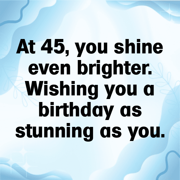 45th Birthday Captions Photo For Instagram-ajldhX