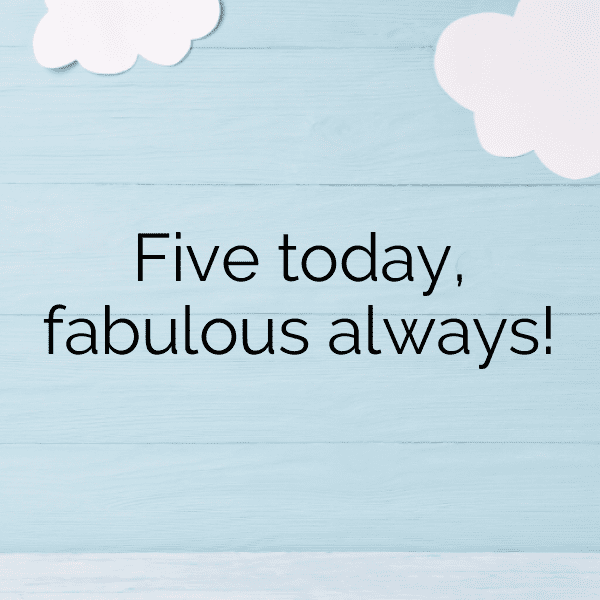 5th Birthday Captions Image For Instagram-GR2PQp