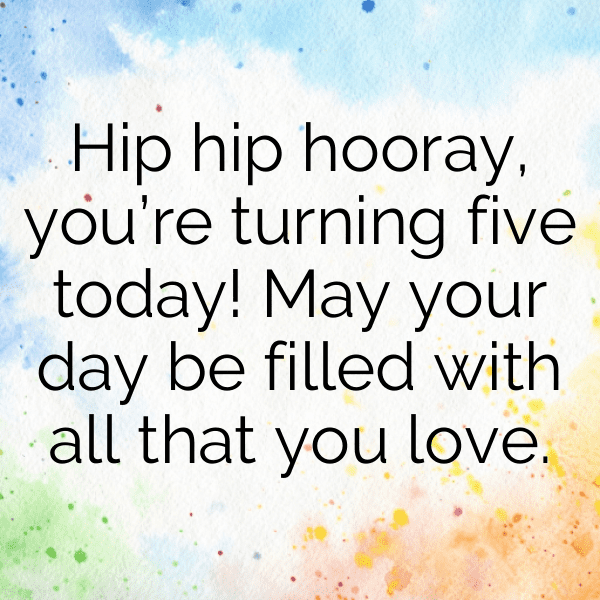 5th Birthday Captions Photo For Instagram-Cl3ERm