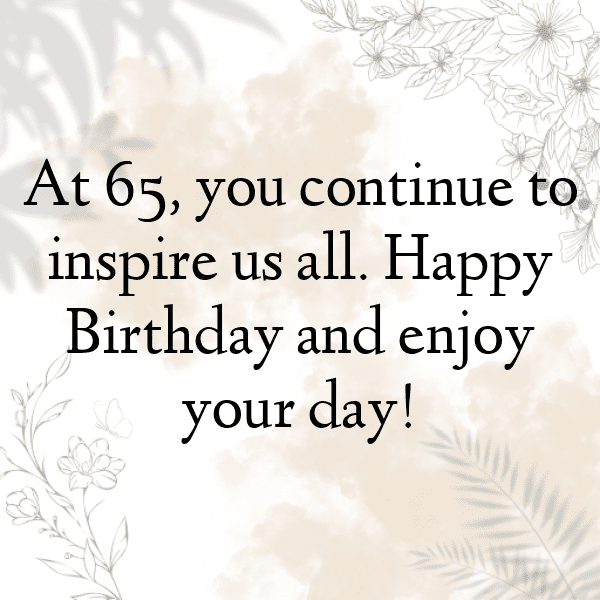 65th Birthday Captions Image For Instagram-cRCcXG