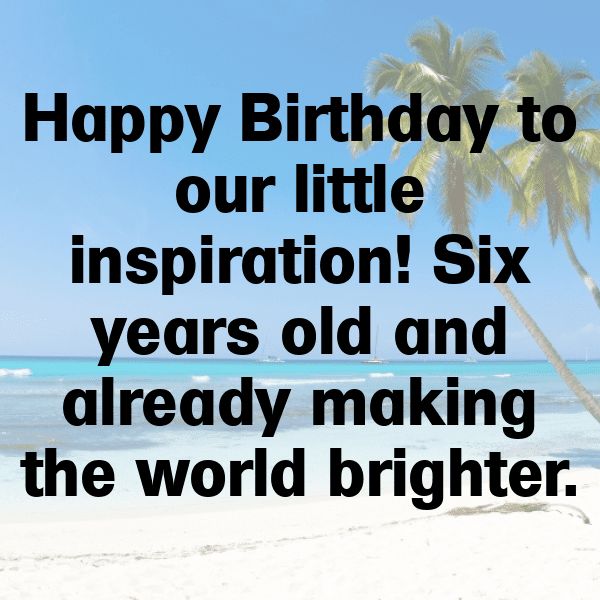 6th Birthday Captions Image For Instagram-DiWaH5