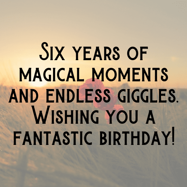 6th Birthday Captions Image For Instagram-ugNxep