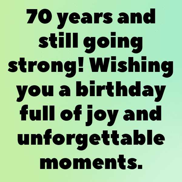 70th Birthday Captions Photo For Instagram-bZR0g2