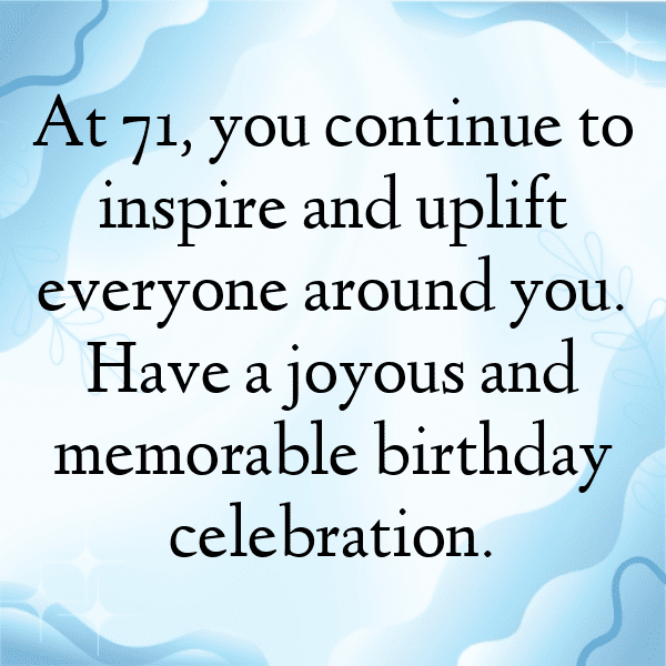 71st Birthday Captions Image For Instagram-F4JdzX