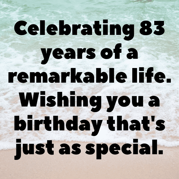 315+ 83rd Birthday Captions For Instagram (Fresh & Trendy) 4 83rd Birthday Captions Photo For Instagram-638eSH