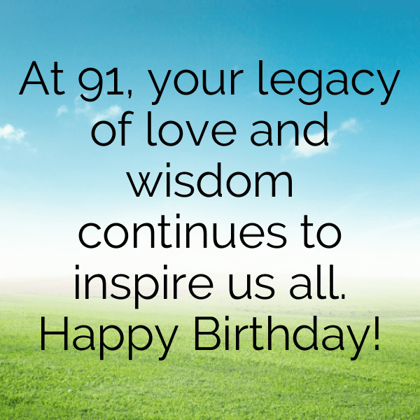 91st Birthday Captions Image For Instagram-clxeF3