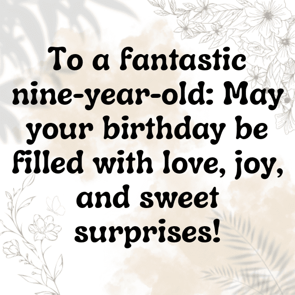 9th Birthday Captions Image For Instagram-ccSb8w