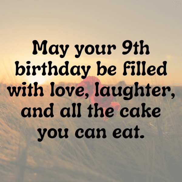9th Birthday Captions Image For Instagram-niwkHu