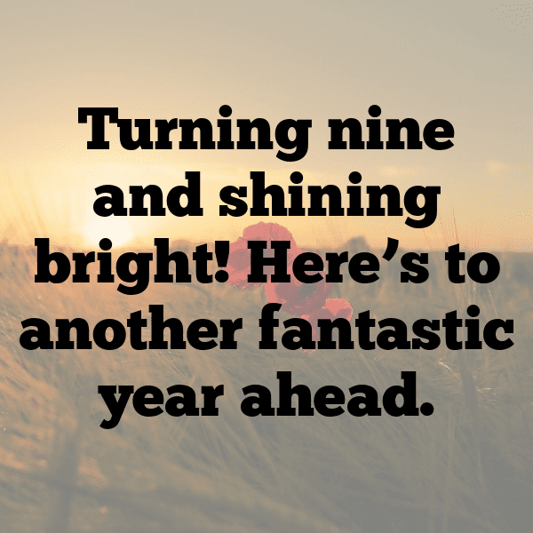 9th Birthday Captions Photo For Instagram-BdVN45