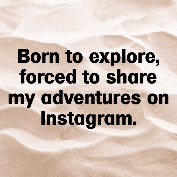 Adventurous Spirit Boy Captions Photo for Instagram-K3dEro