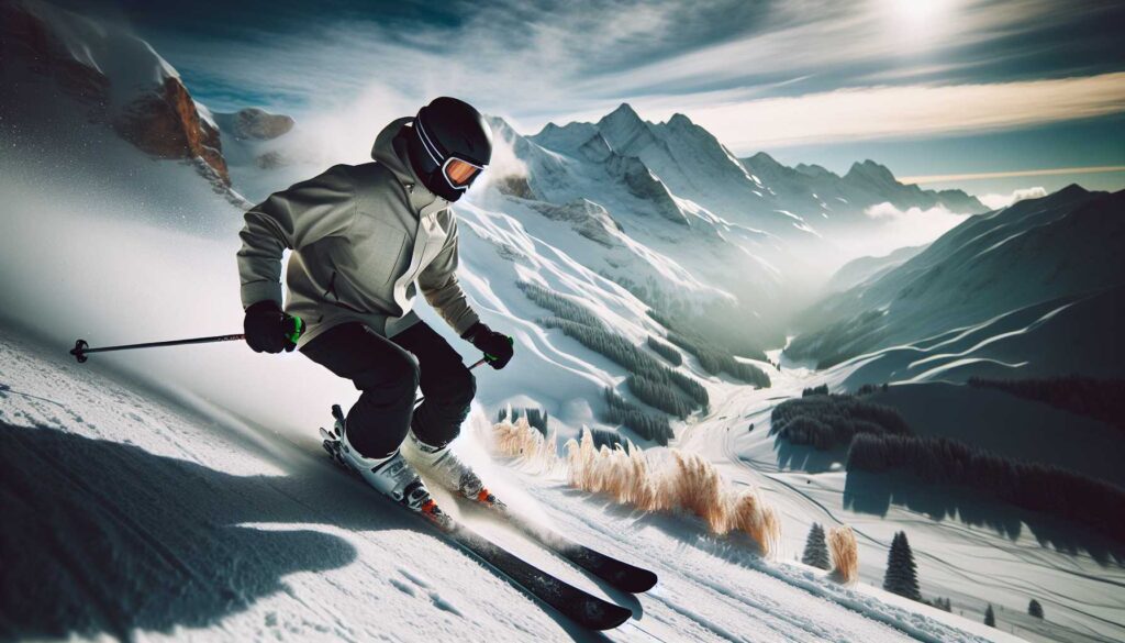alpine skiing captions for instagram - featured image