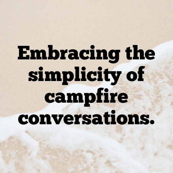 Beach Bonfire Captions Image for Instagram-uZf7He