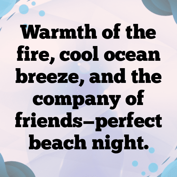Beach Bonfire Captions Image for Instagram-YmMR66