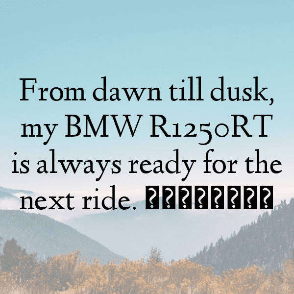 BMW R1250RT Captions Image for Instagram-cvAOE0
