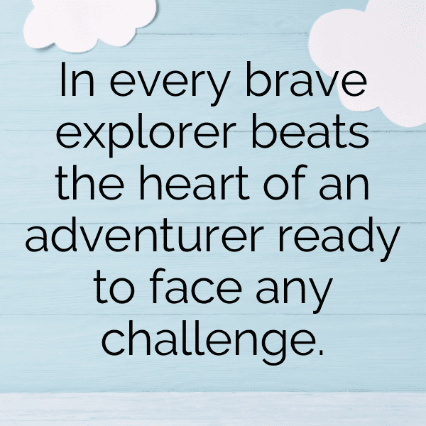 Brave Explorer Boy Captions Image for Instagram-rhrOyb