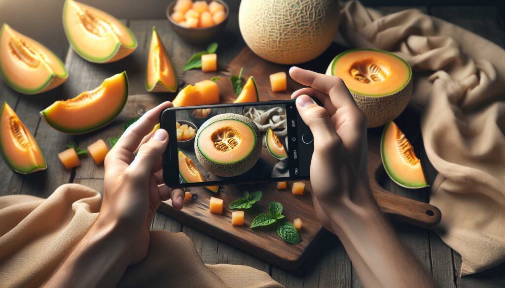 cantaloupe captions for instagram - featured image