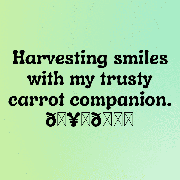 231+ Carrot Captions For Instagram (Best, Funny & Short) 5 Carrot Captions Photo For Instagram-lNhXLp