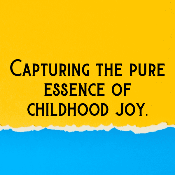 Cheerful Kids Captions Photo for Instagram-SqsSFW