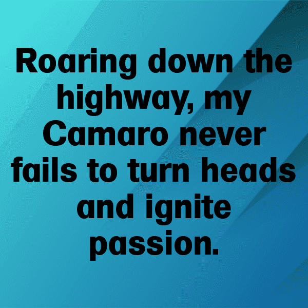 Chevrolet Camaro Captions Image for Instagram-sGzyhd