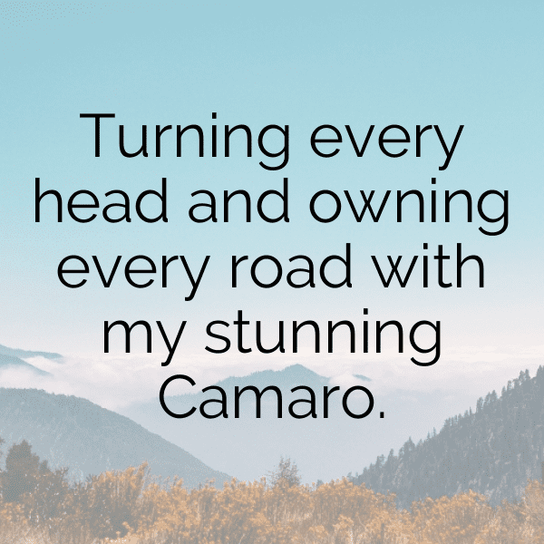 Chevrolet Camaro Captions Photo for Instagram-G7wmrn