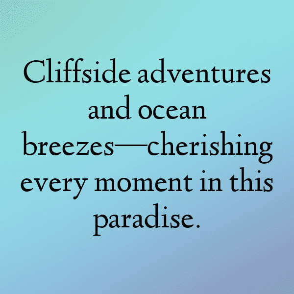 Cliffside View Captions Photo for Instagram-YZxV14