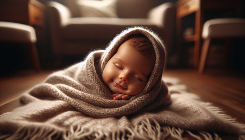 cozy baby captions for instagram - featured image