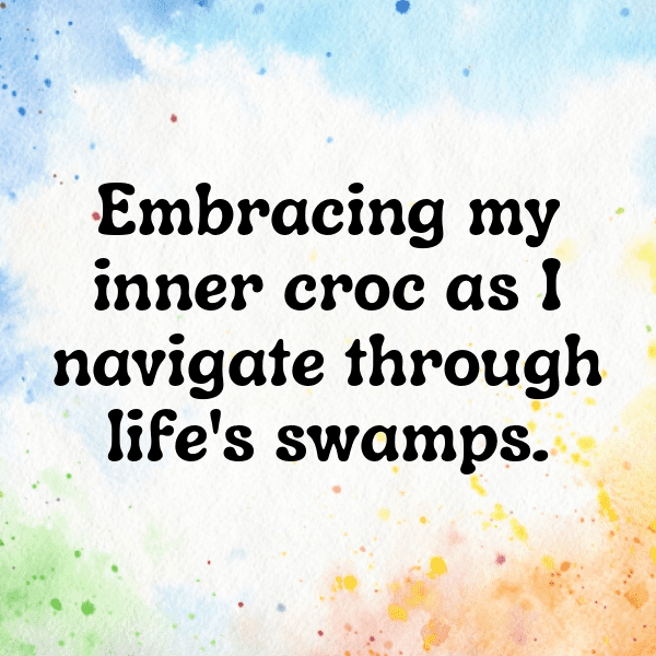 Crocodile Captions Photo For Instagram-GgRITk