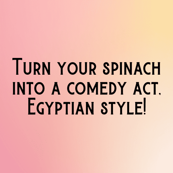 Egyptian Spinach Captions Image For Instagram-r1rOtB