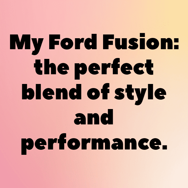 Ford Fusion Captions Photo for Instagram-B6rIhW