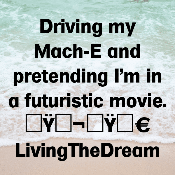 Ford Mustang Mach-E Captions Photo for Instagram-nJVuf5