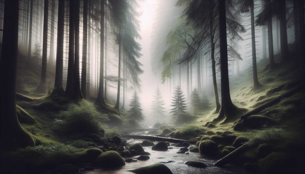 forest mist captions for instagram - featured image