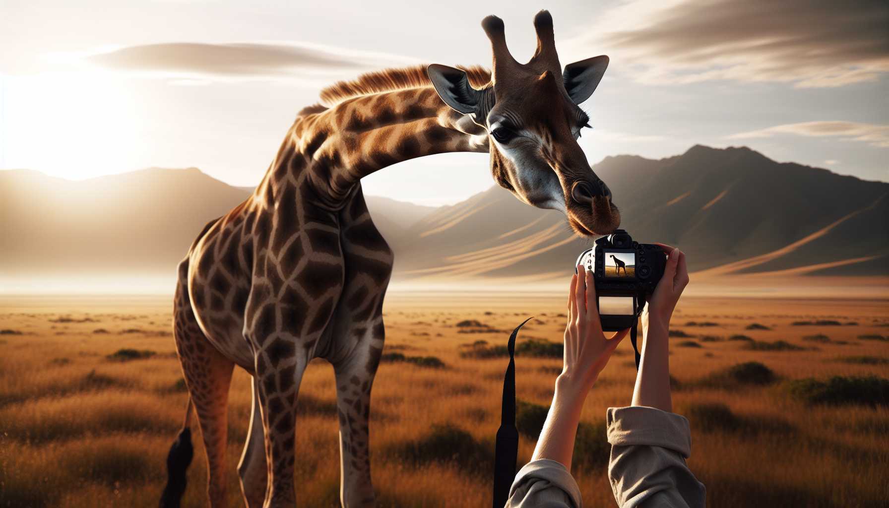 giraffe captions for instagram - featured image
