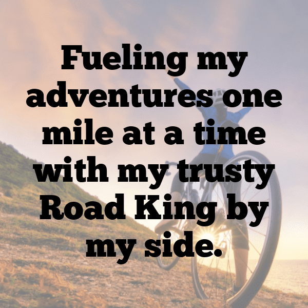 Harley-Davidson Road King Captions Photo for Instagram-drQFgb