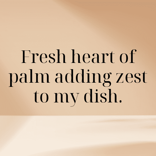 Heart of Palm Captions Photo For Instagram-uHUnAN