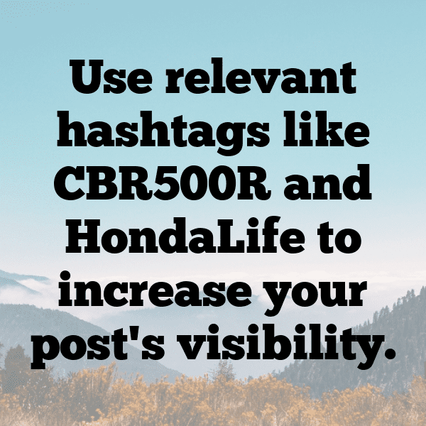 278+ Honda CBR500R Captions for Instagram (Best, Funny & Short) 8 Honda CBR500R Captions Photo for Instagram-4IVOuF