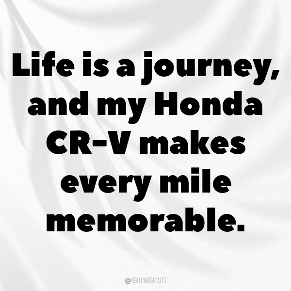 Honda CR-V Captions Photo for Instagram-lDvWNS