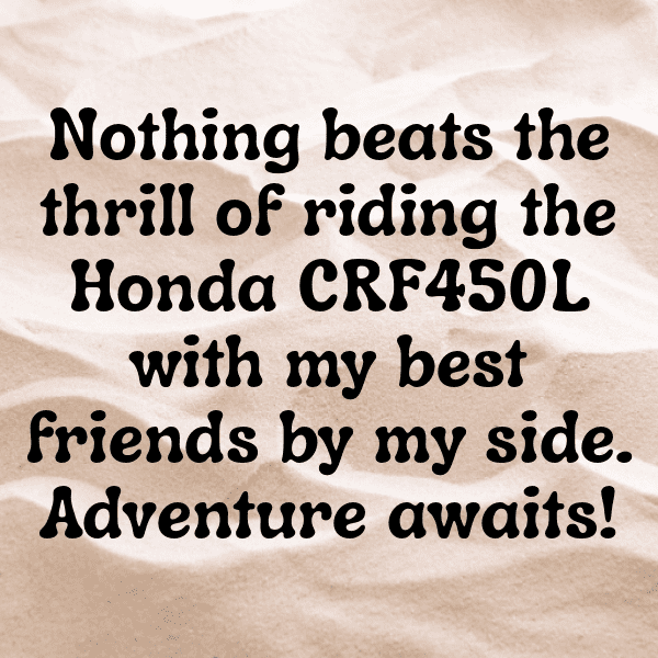 Honda CRF450L Captions Image for Instagram-67WCy9