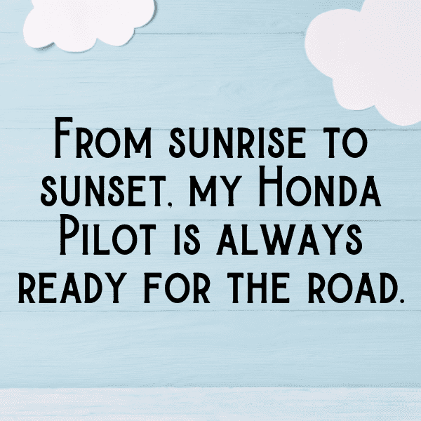 Honda Pilot Captions Photo for Instagram-9bscHr