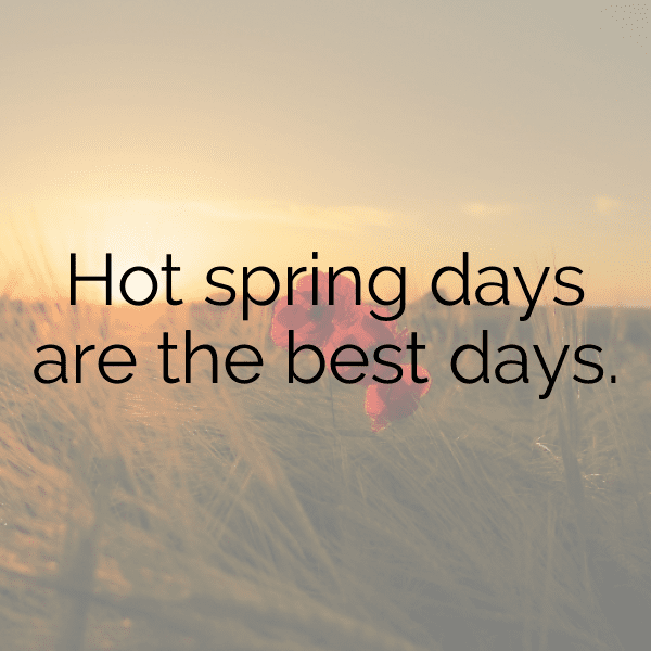 206+ Hot Spring Captions for Instagram (Best, Funny & Short) 10 Hot Spring Captions Photo for Instagram-Y3ebKv