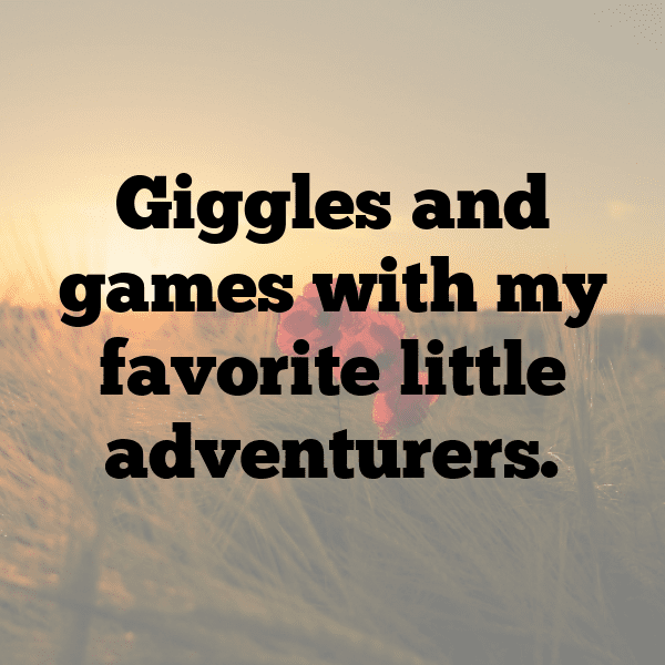 Joyful Moments Kids Captions Photo for Instagram-UVA4mC